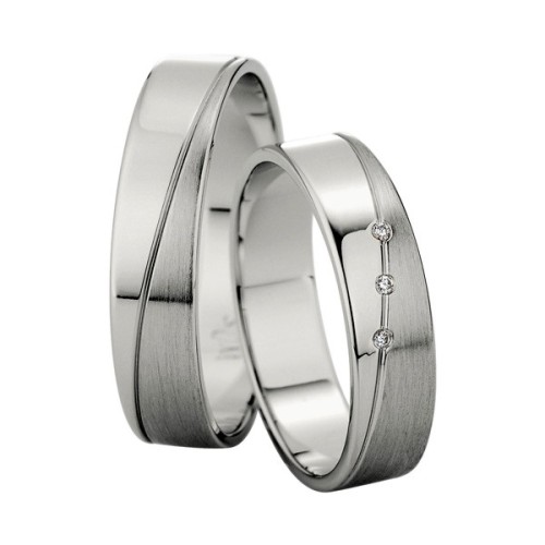 Alianzas de platino Saint Maurice 81504 y 81505
