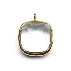 Colgante oro amarillo y cristal J07220013
