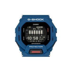 Detail of the dial of the Casio G-Shock G-Squad GBD-200-2ER Watch