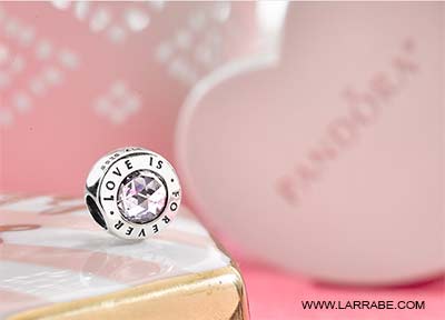 Abalorio Pandora San Valentín Love Is Forever.