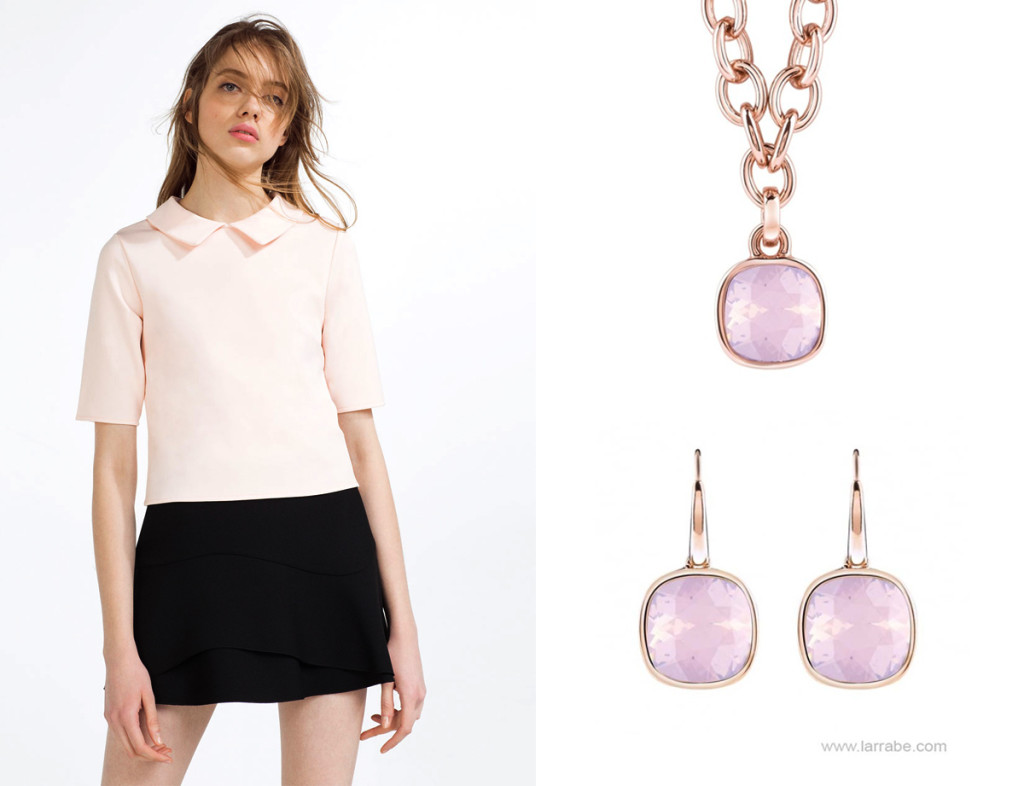Look Zara. Conjunto de Joyas GUESS de Joyería Larrabe