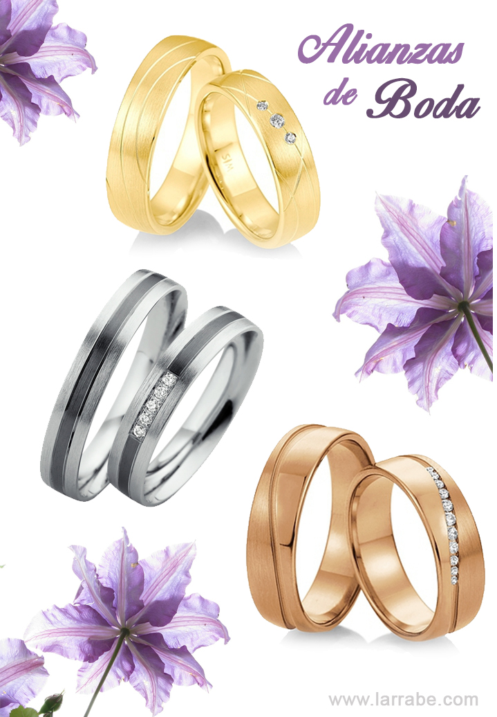Alianzas de boda Joyería Larrabe