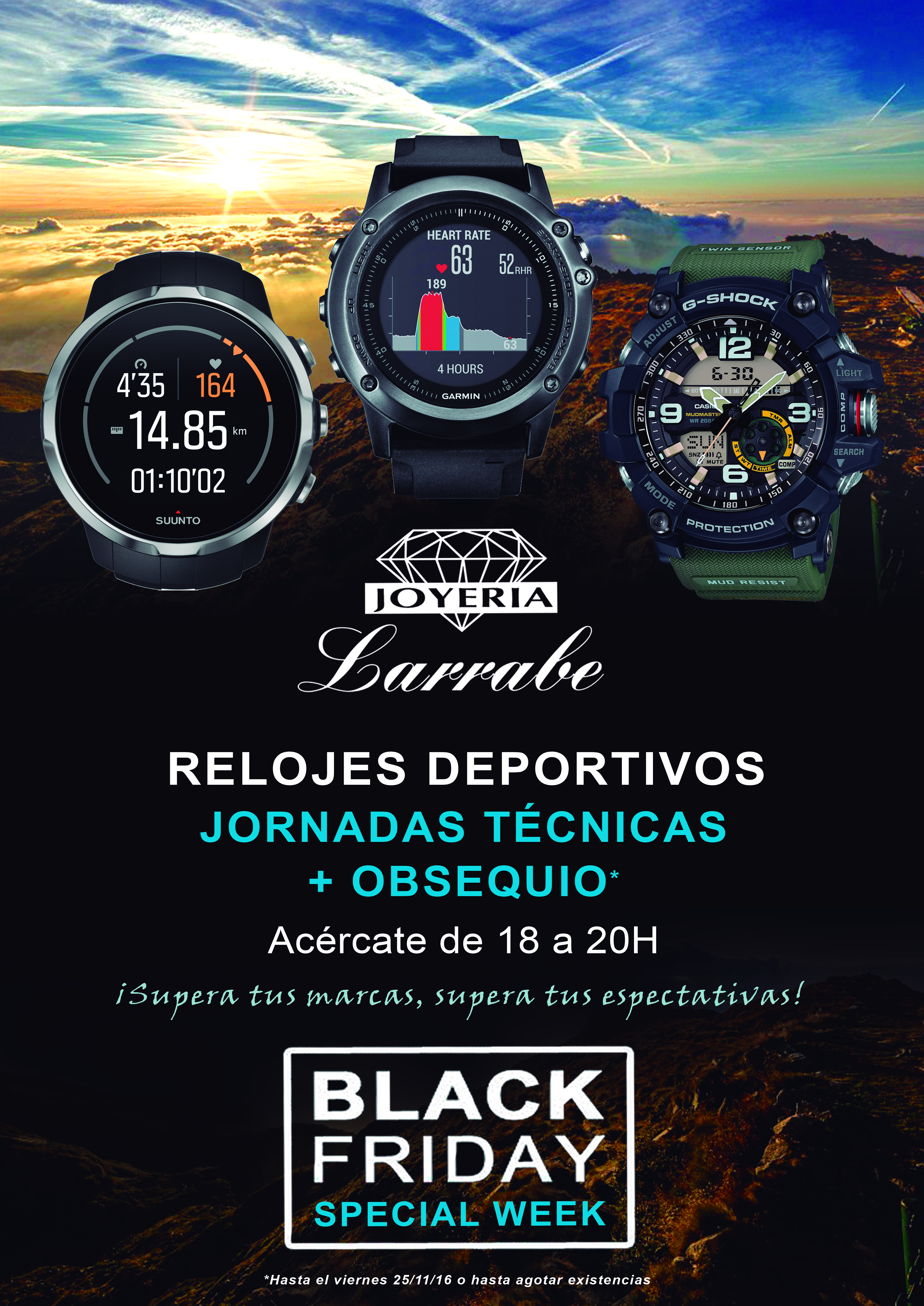 Jornadas Técnicas Deportivas Joyería Larrabe Black Friday