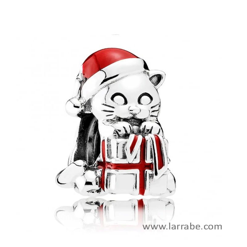 Comprar Abalorio Pandora Gatito de Navidad