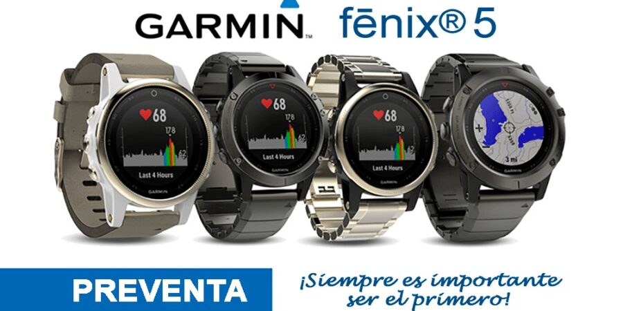 Conoce el nuevo Garmin Fénix 5 - Blog Larrabe