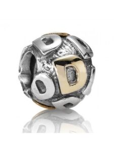 Charm pandora letra D