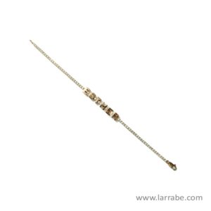 Pulsera de plata con nombre personalizado