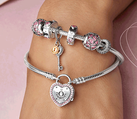 Pulsera Pandora cierre candado