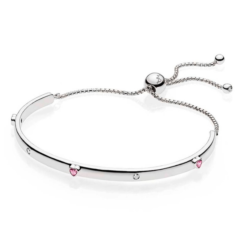 Pulsera Pandora cierre candado PULSERA PANDORA PLATA Explosión de Amor 596585FPC