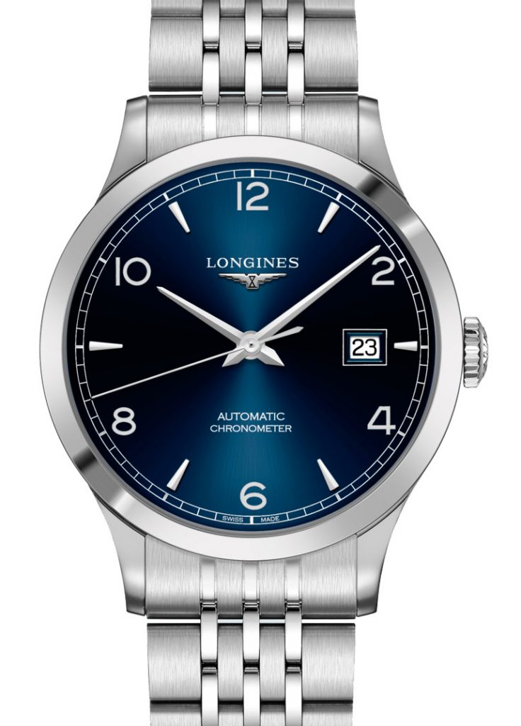Reloj Longines Record azul l2.821.4.96.6