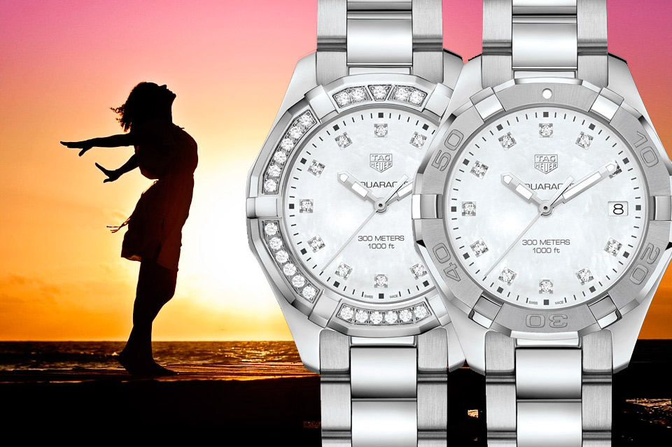 otros tag heuer aquaracer lady diamantes
