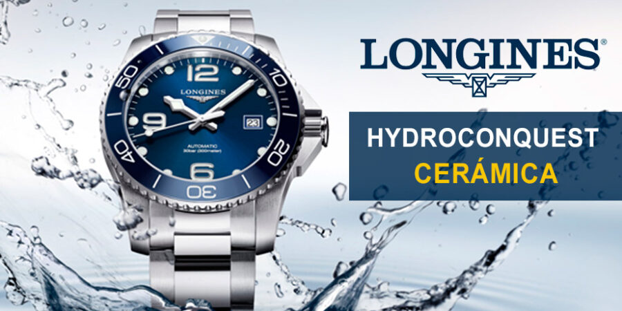Consigue tu reloj Longines Hydroconquest Cerámica﻿