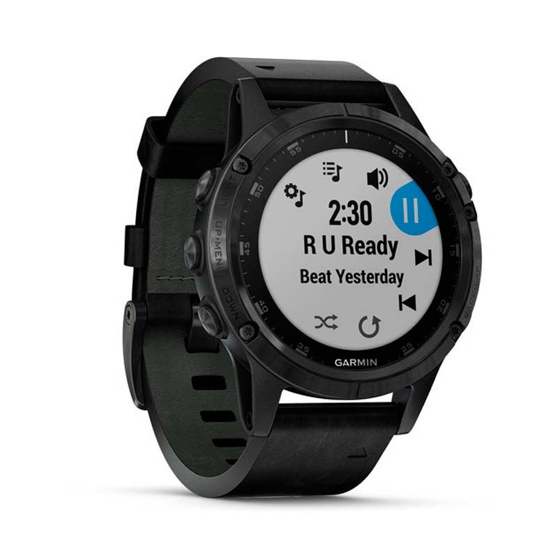 Reloj deportivo - GARMIN Fenix 5 - Pack 2 Correas (Negra Y Amarilla Flúor),  Negro, 1,2