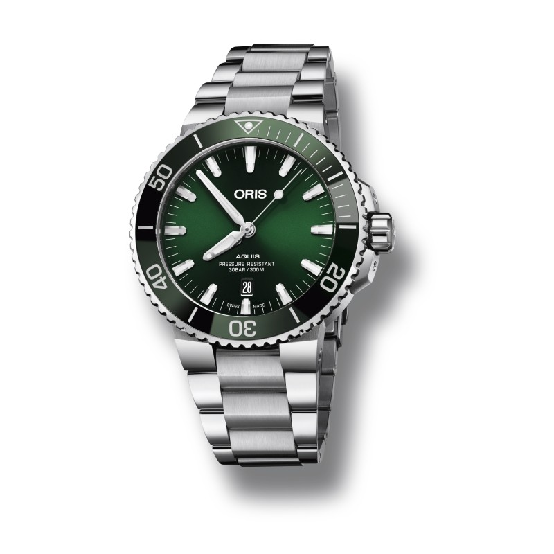 Reloj Oris Aquis Date para Caballero 43.50mm 01 733 7730 4157-07 8 24 05PEB