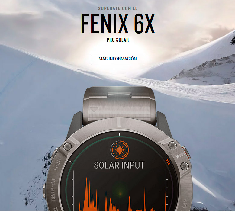 Reloj Garmin Fenix 6Z Pro Solar