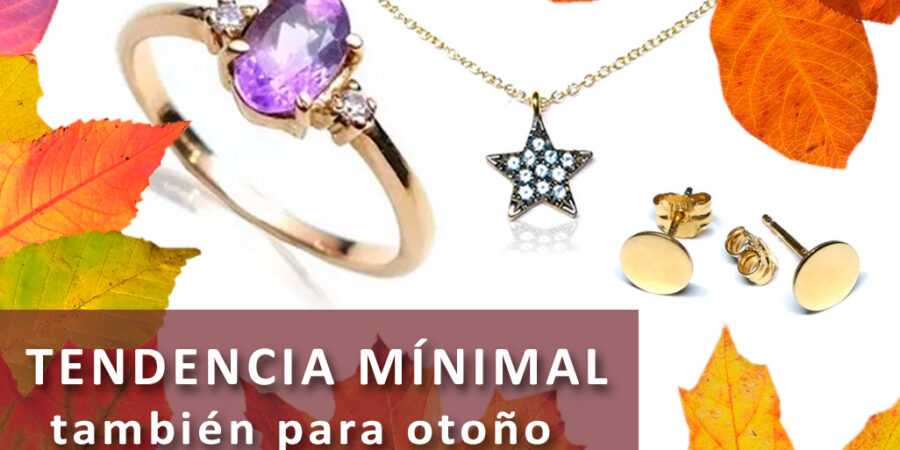 Las joyas oro mínimal siguen de moda este otoño
