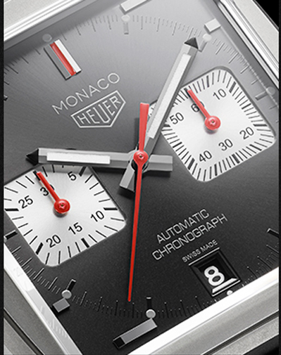 Detalles del reloj edición limitada TAG HEUER Monaco 2010