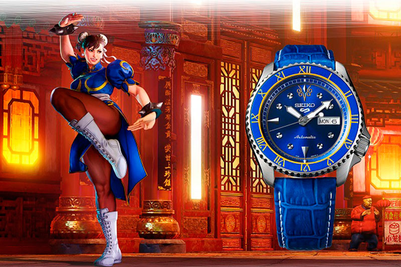 Reloj-Seiko-5-Sports-Street-Fighter-V-CHUN-LI-Edición-Limitada-42,5mm-SRPF17