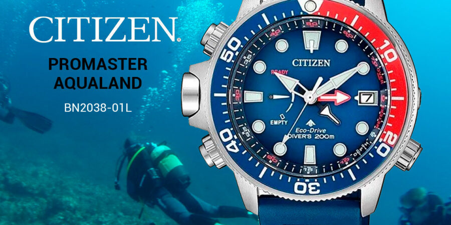 Reloj Citizen Aqualand BN2038-01L disfruta del mar