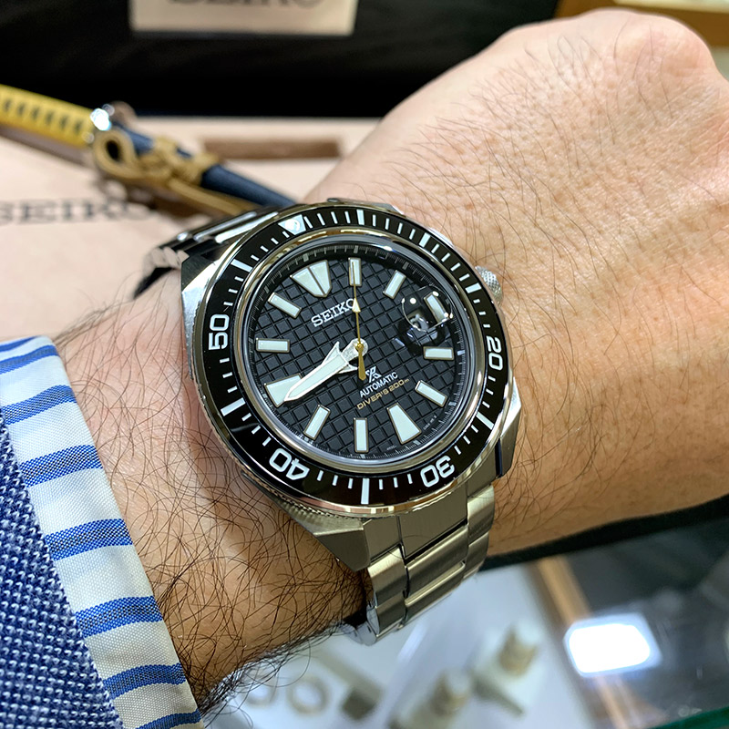 Reloj Seiko King Samurai SRPE35K1 un nuevo diseño de buceo