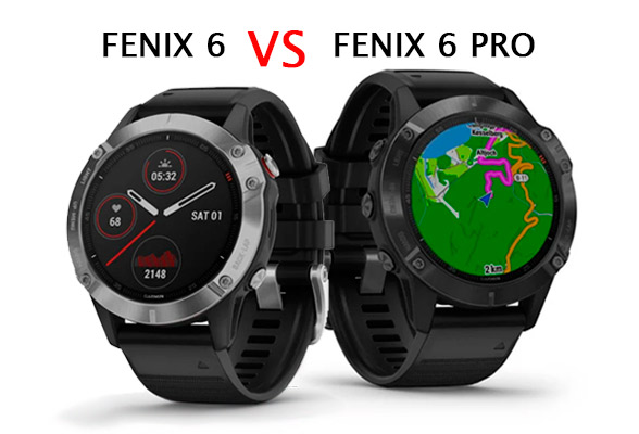 Comparativa Garmin Fenix 6 vs 6 Pro en Joyería Larrabe