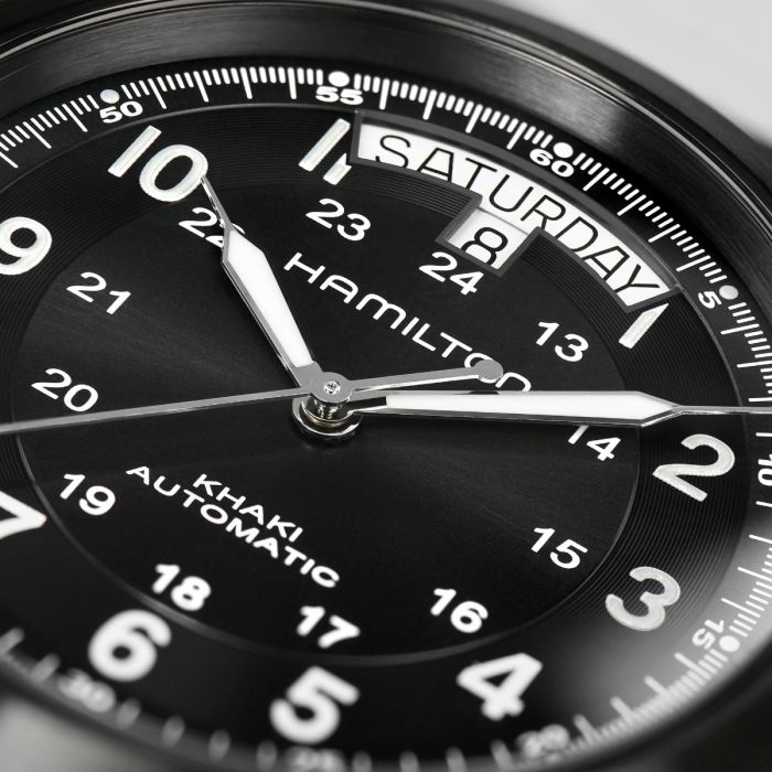 detalle RELOJ HAMILTON KHAKI FIELD KING AUTO 40MM H64465733