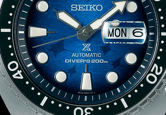 Reloj Seiko Prospex Save the Ocean King Turtle Manta Ray SRPE39K1