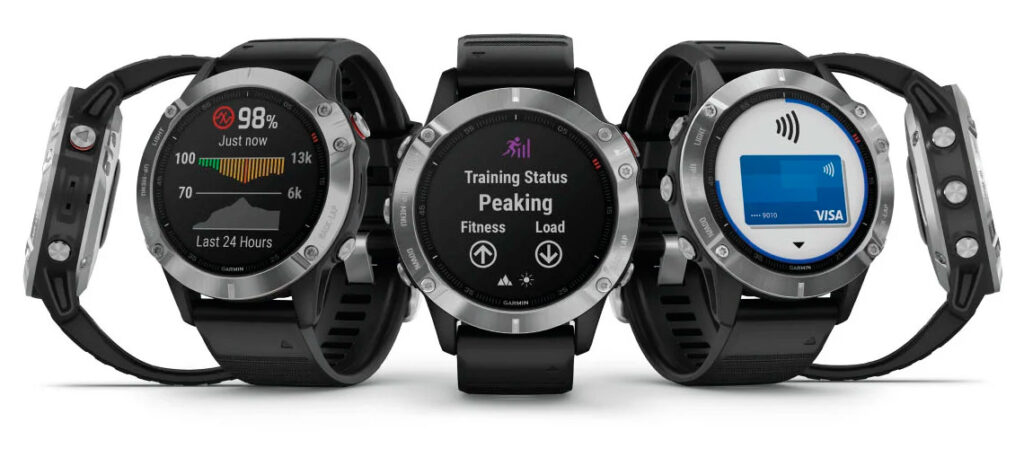 garmin fenix 6 ediciones pro y zafiro correa de nylon negra 010