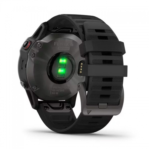 Garmin Fenix 6 con frecuencia cardiaca en la muñeca