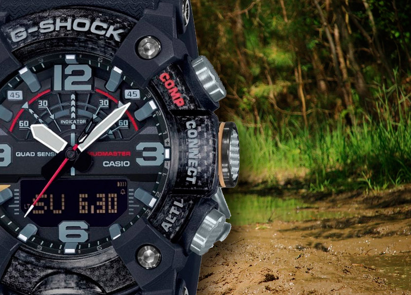 Reloj Casio G-Shock Mudmaster analógico-digital de resina GG-B100-1AER