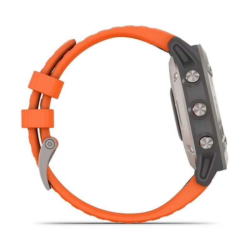 pulsera del garmin fénix 6 zafiro titanio caucho
