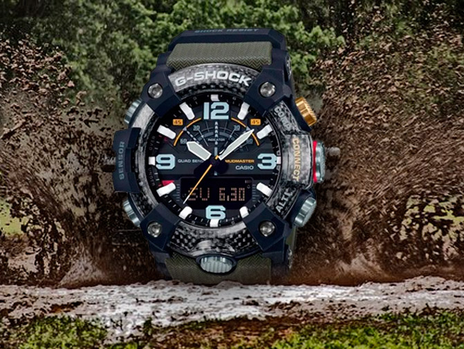 Relojes Casio G Shock Mudmaster contra el barro