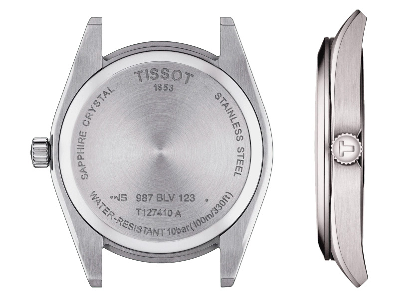 detalles Reloj Tissot T-Classic Gentleman Cuarzo 40mm de acero T127.410.11.031.00