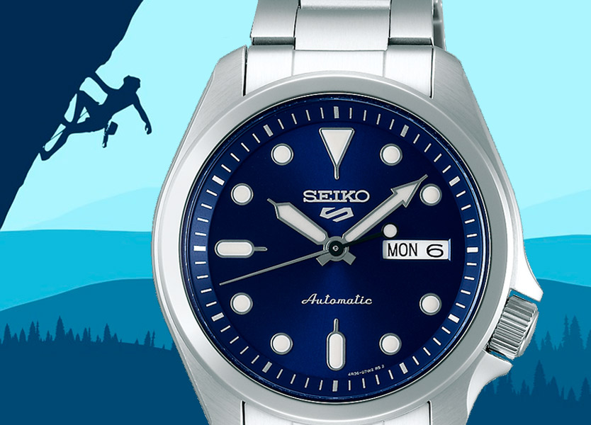 Reloj Seiko 5 Sports 40mm automático de acero SRPE53K1