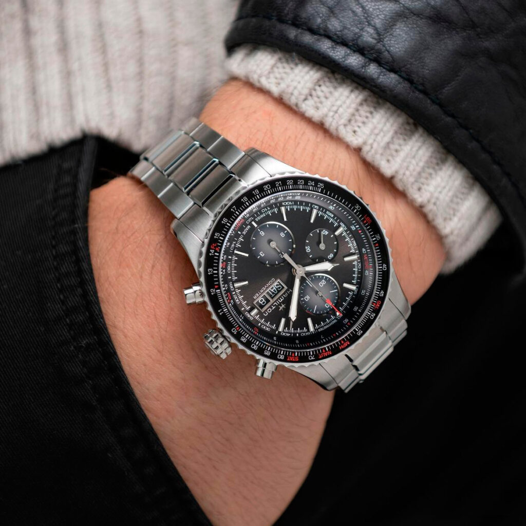 puesto Hamilton Khaki Aviation Converter H76726130 