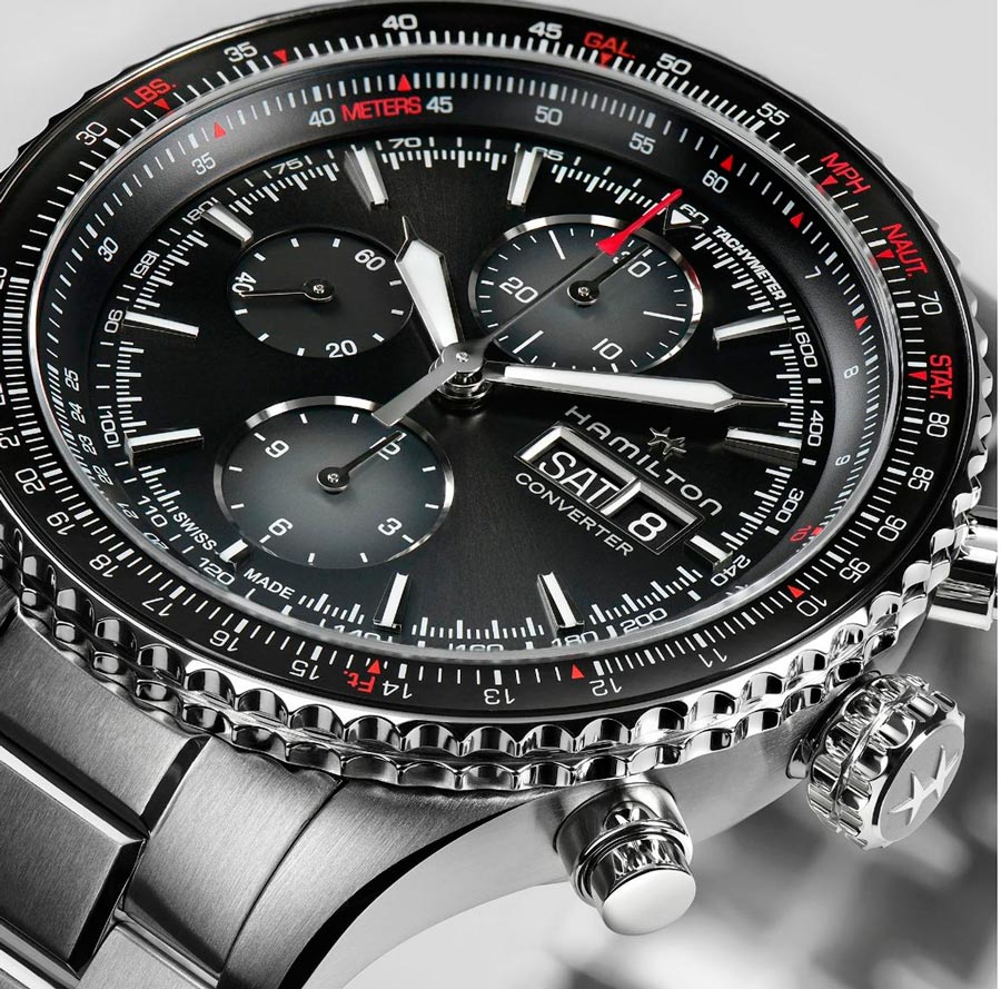 caja Hamilton Khaki Aviation Converter H76726130 