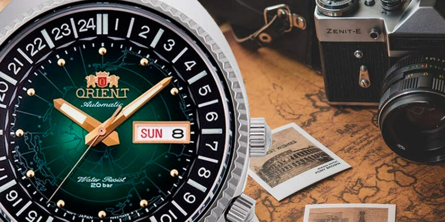 Orient World Map Revival Green RA-AA0E02E19B, encuentro entre pasado y presente