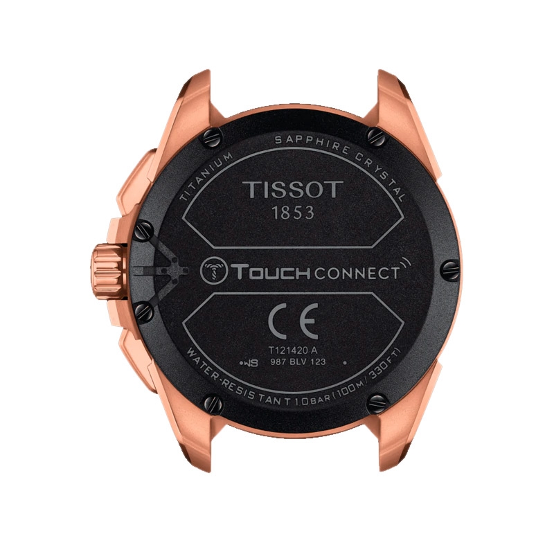 Fondo de caja del reloj Tissot T-Touch Connect Solar T121.420.47.051.02