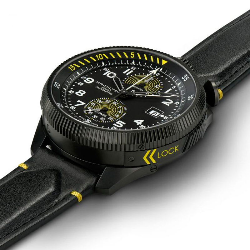 detalles Hamilton Khaki Aviation Takeoff Auto Chrono H76776733