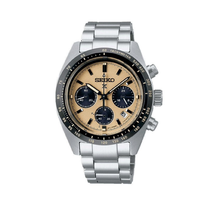 Reloj Seiko Prospex Speedtimer Crono Solar Dorado