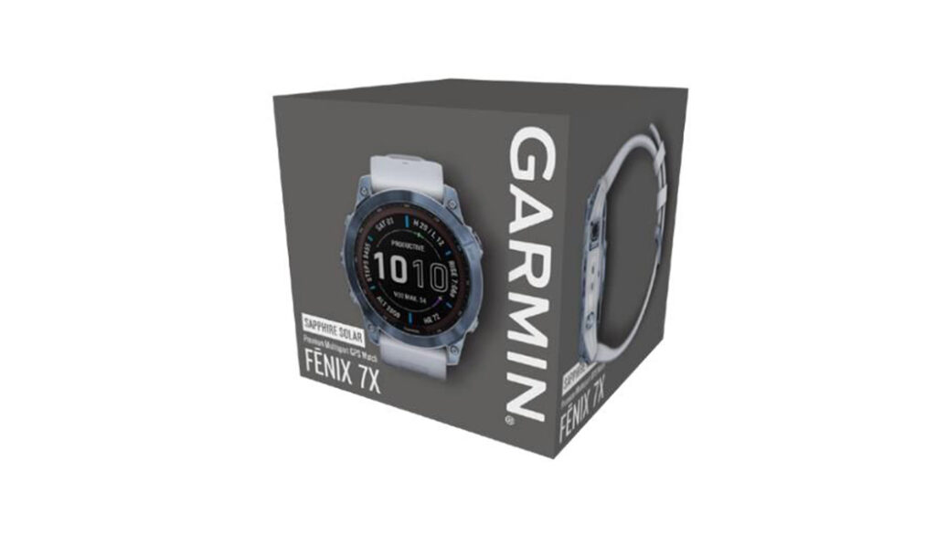 Packaging de nuevo modelo Garmin Fénix 7X