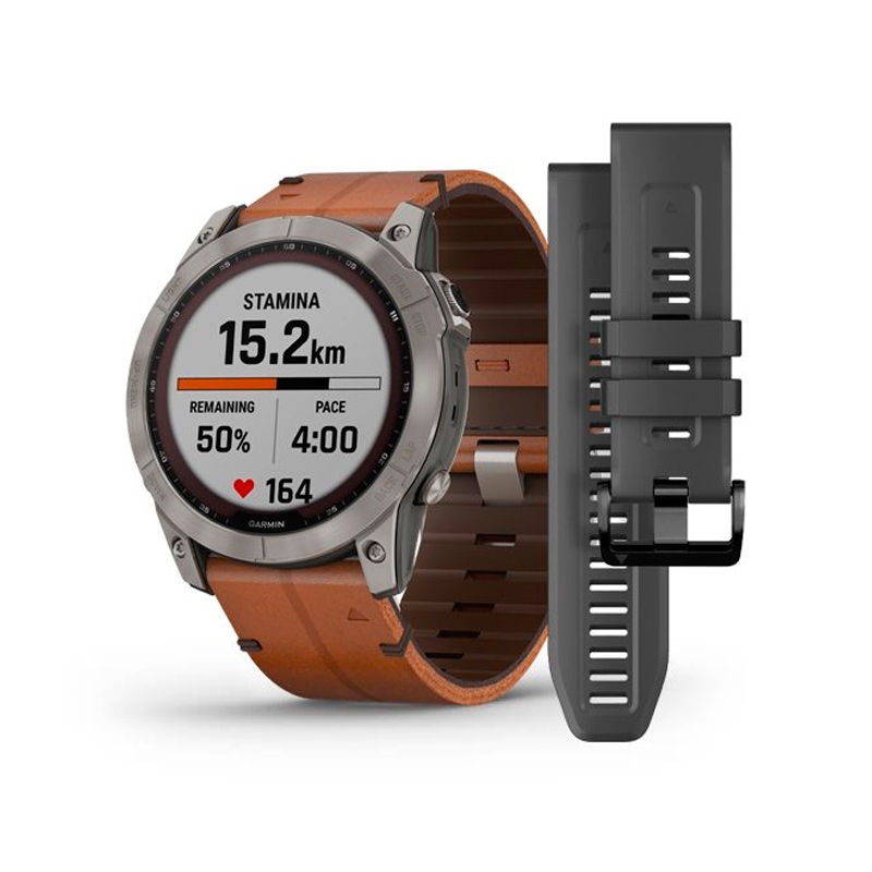 RELOJ GARMIN FÉNIX 7X ZAFIRO SOLAR TITANIO 51MM 010-02541-19