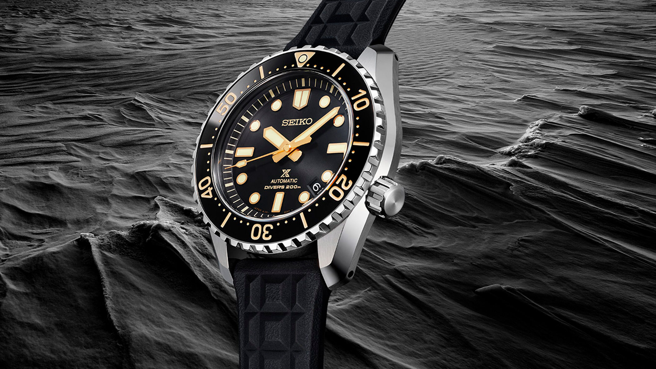 Reloj Seiko Prospex Diver’s Save the Ocean Reedición 1968 EL. Negro 42.6mm SLA057J1