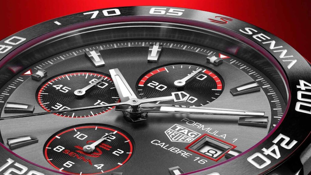 Esfera TAG HEUER FORMULA 1 SENNA Cronógrafo automático 44 mm CAZ201D.BA0633