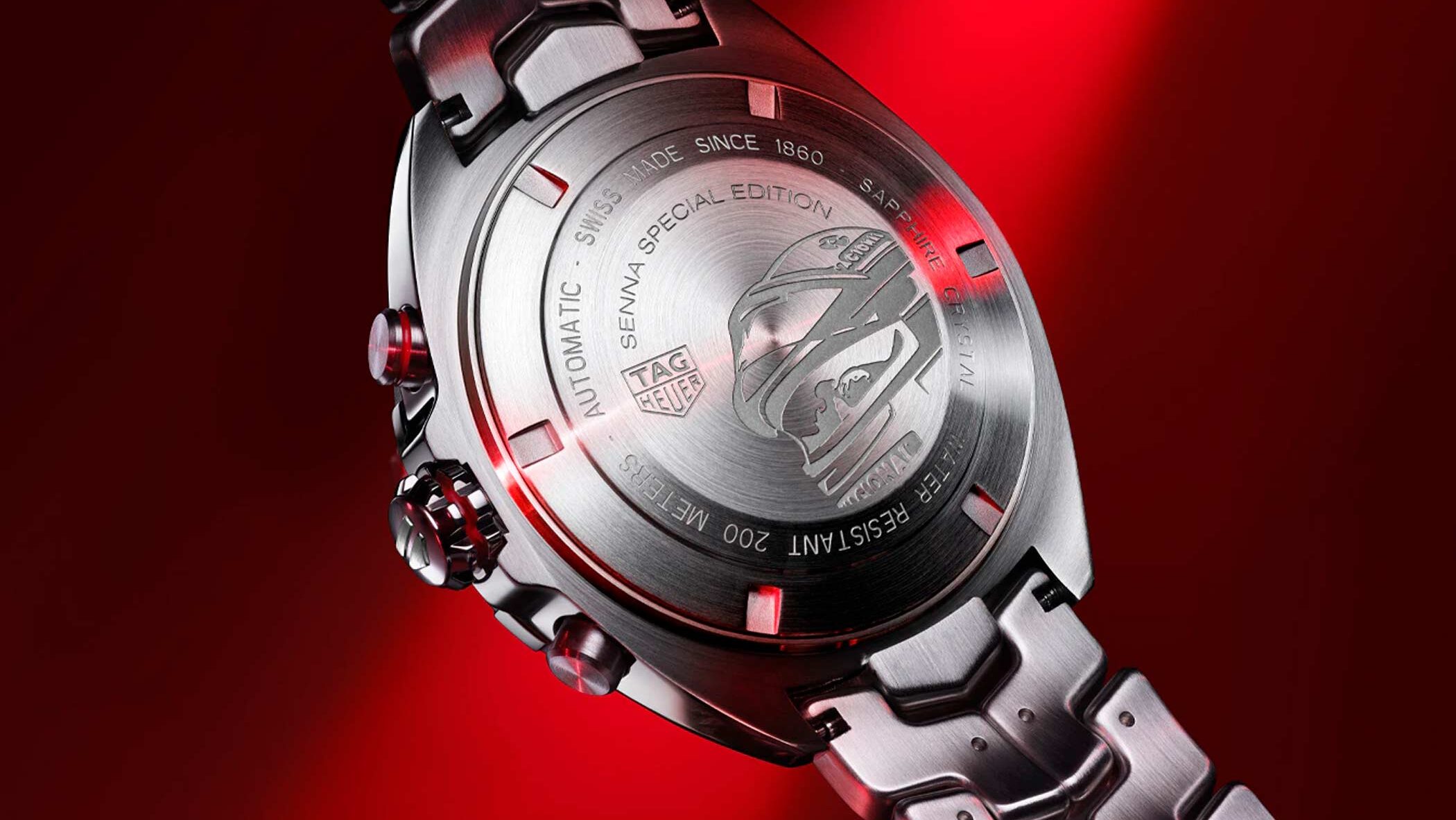Fondo de caja del reloj TAG Heuer Fórmula 1 Senna Special Edition CAZ201D.BA0633