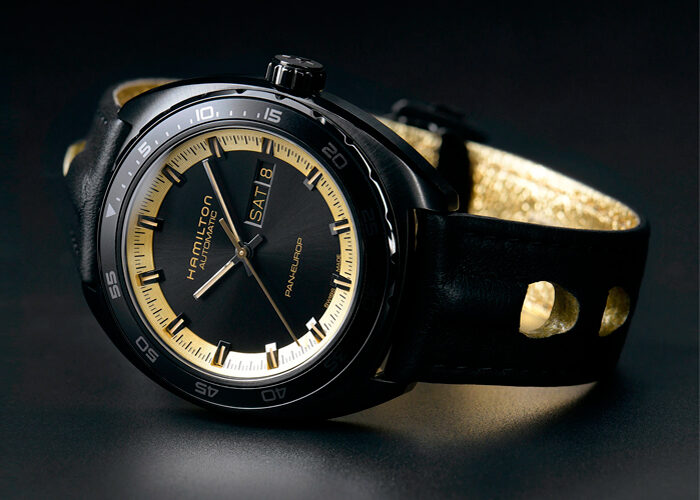 Hamilton Pan Europ H35425730: una nueva estética excepcional en negro y oro