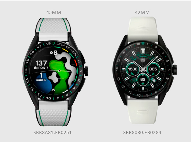 Comparando las dos versiones de TAG Heuer Connected Golf