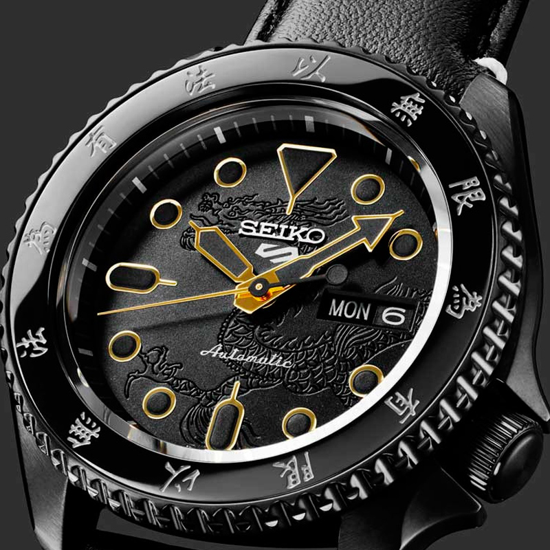 reloj seiko bruce lee detalle