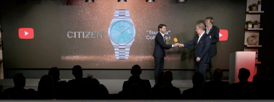 Los relojes Tsuyosa han sido premiados con el mejor reloj del año 2023