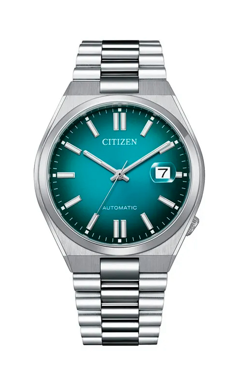 RELOJ CITIZEN AUTOMÁTICO TSUYOSA VERDE 40MM NJ0151-88X